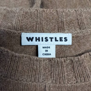 Whistles 100% Pure Cashmere Crew Neck Oversized Sweater. FREE UK POST image 7