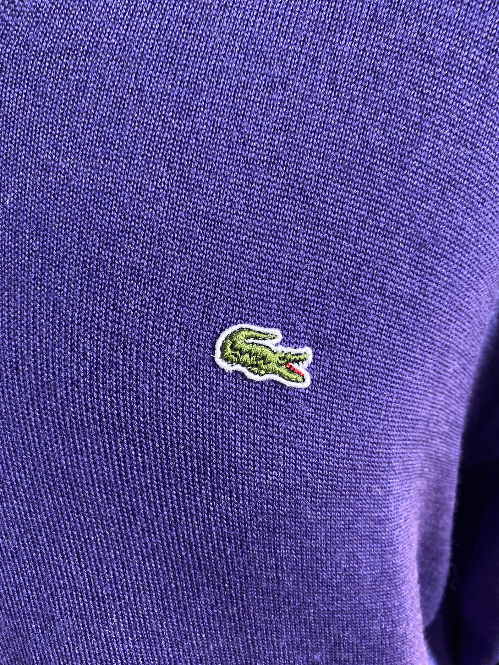 Lacoste 100% Pure Virgin Wool V Neck Sweater. FREE UK POST | Etsy