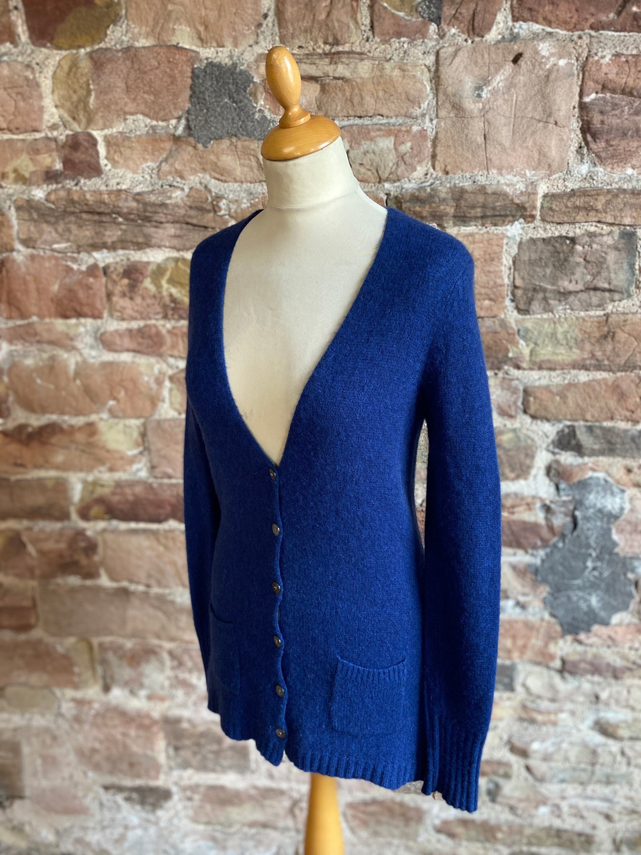 Jigsaw 100 Pure Cashmere V Neck Cardigan With Pockets. FREE Etsy