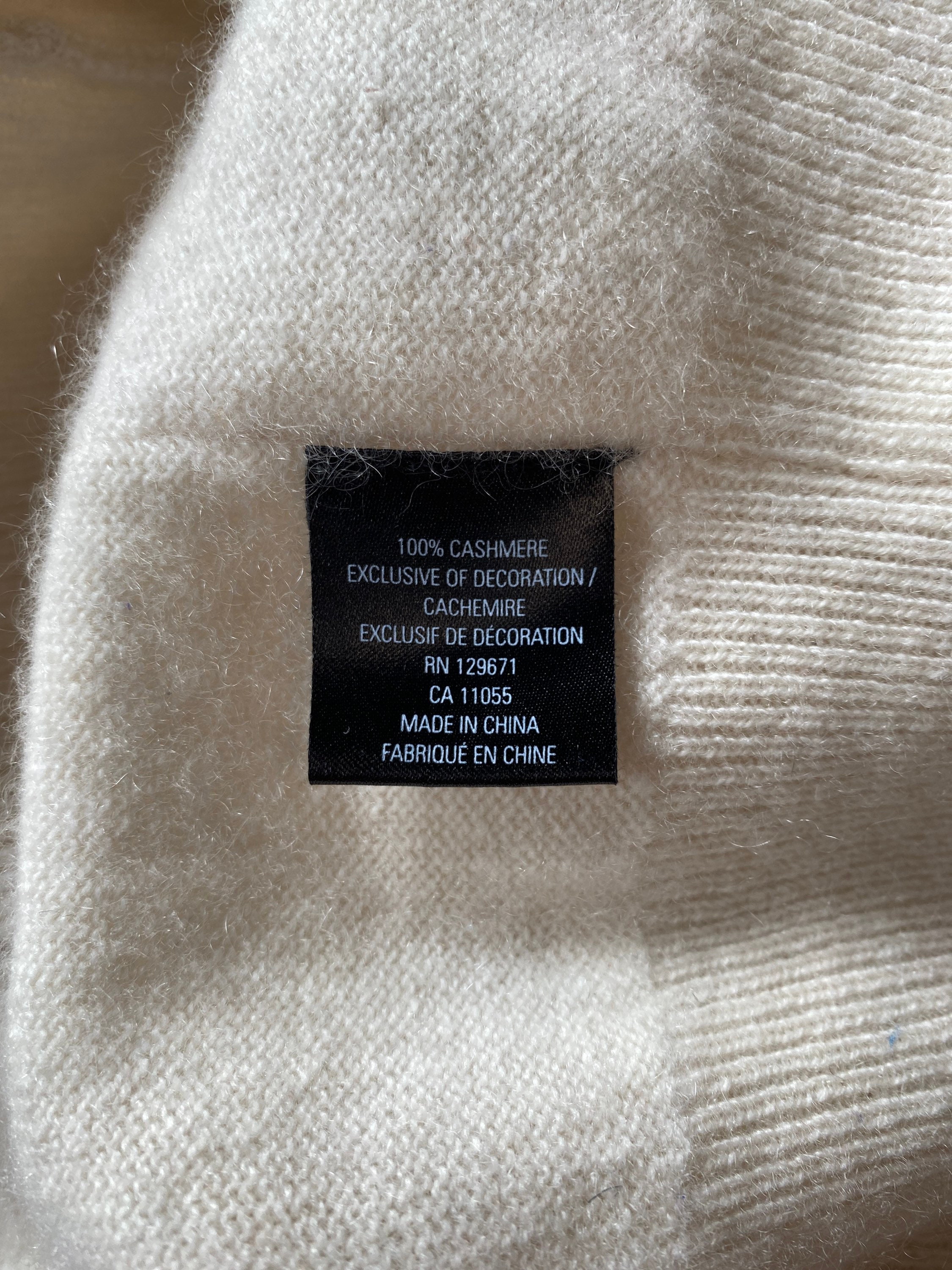 Skull Cashmere 100% Pure Cashmere Oversized Crew Neck Sweater. | Etsy