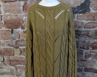 barbour aran jumper