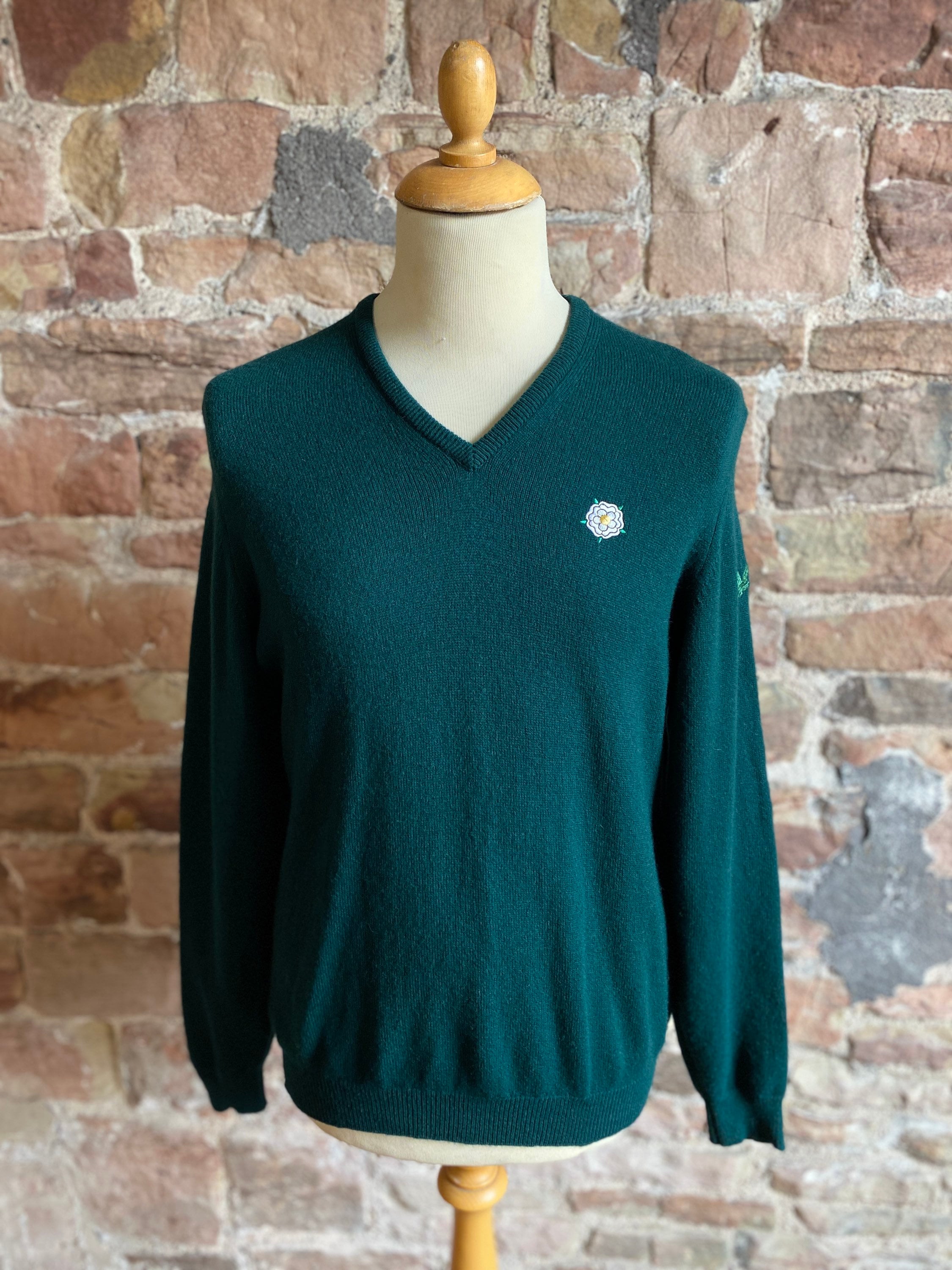 Scott 100% Pure New Wool V Neck Sweater 