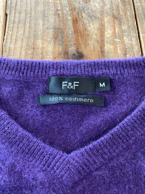 F&F 100%ピュアカシミヤ Vネックセーター。英国送料無料 - Etsy 日本