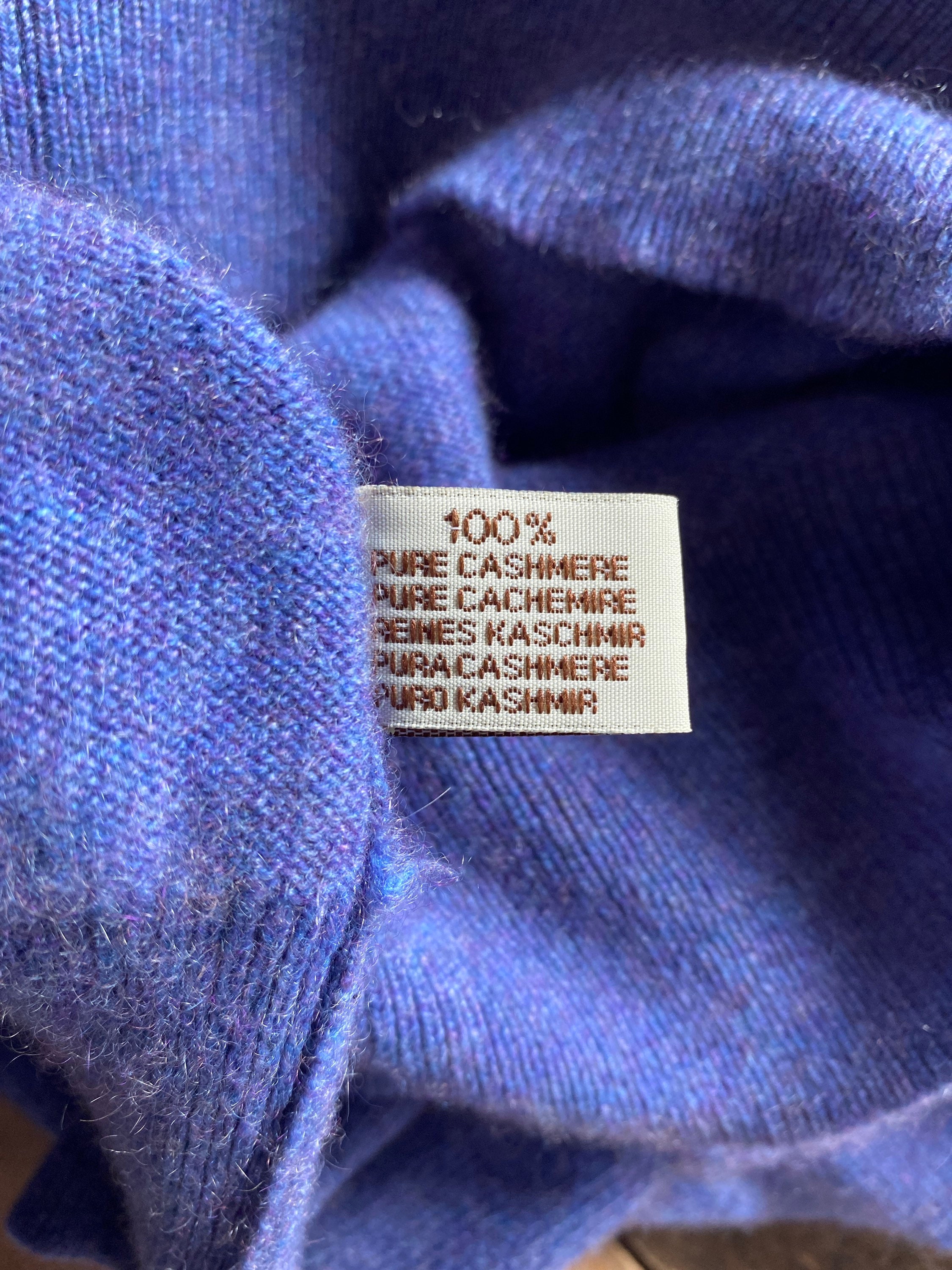 John Laing 100% Pure Cashmere V Neck Sweater With Collar & - Etsy UK