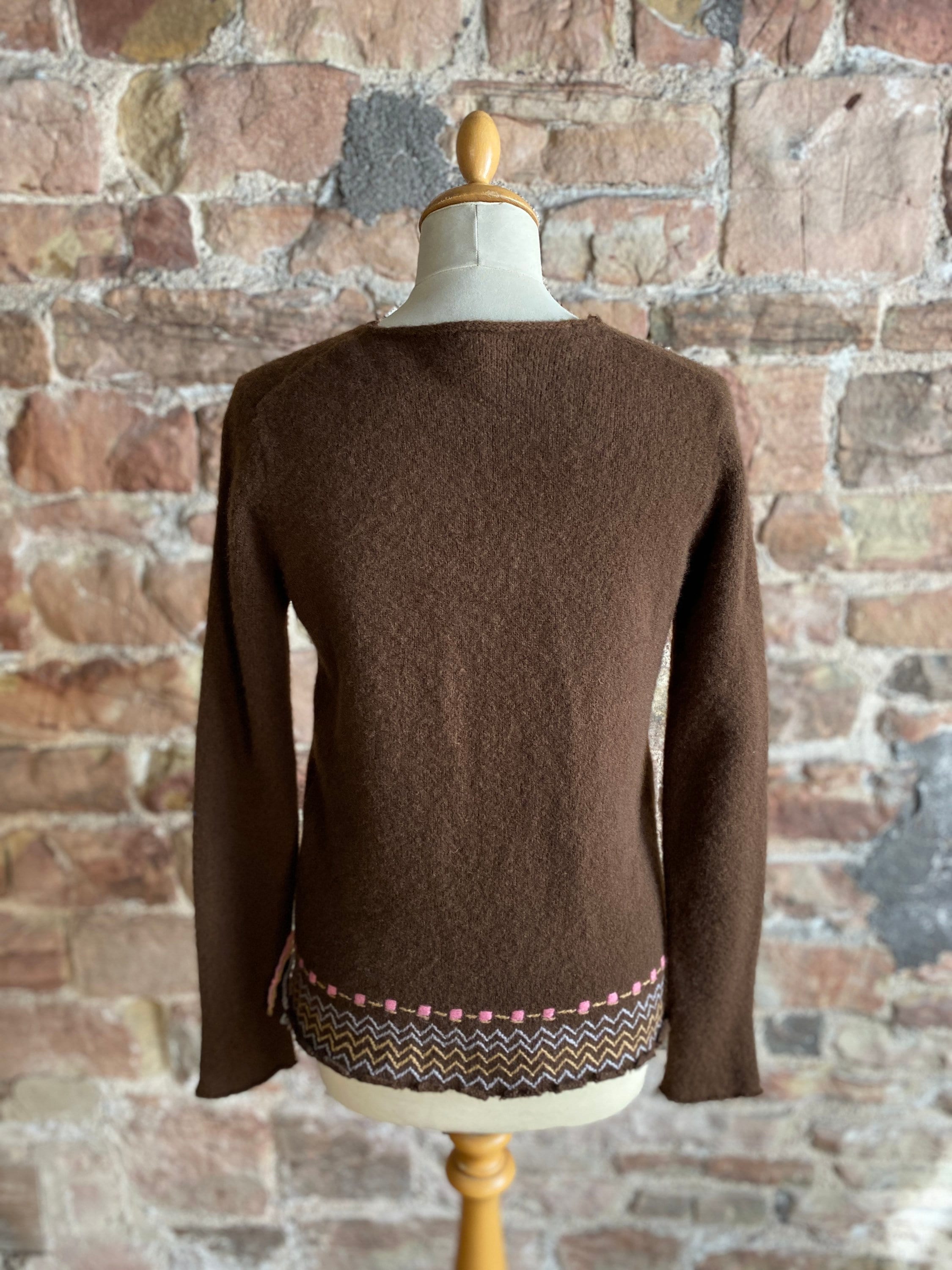 Nicole Farhi Lambswool Mix Crew Neck 