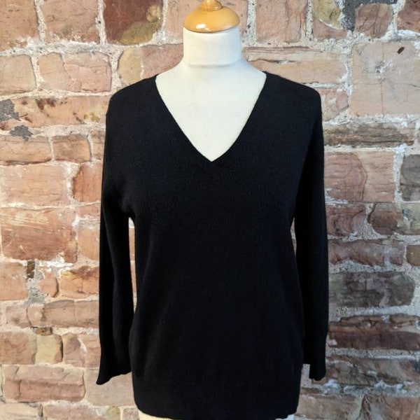 Collections At George 100% Pure Cashmere V Neck Sweater. FREE UK POST
