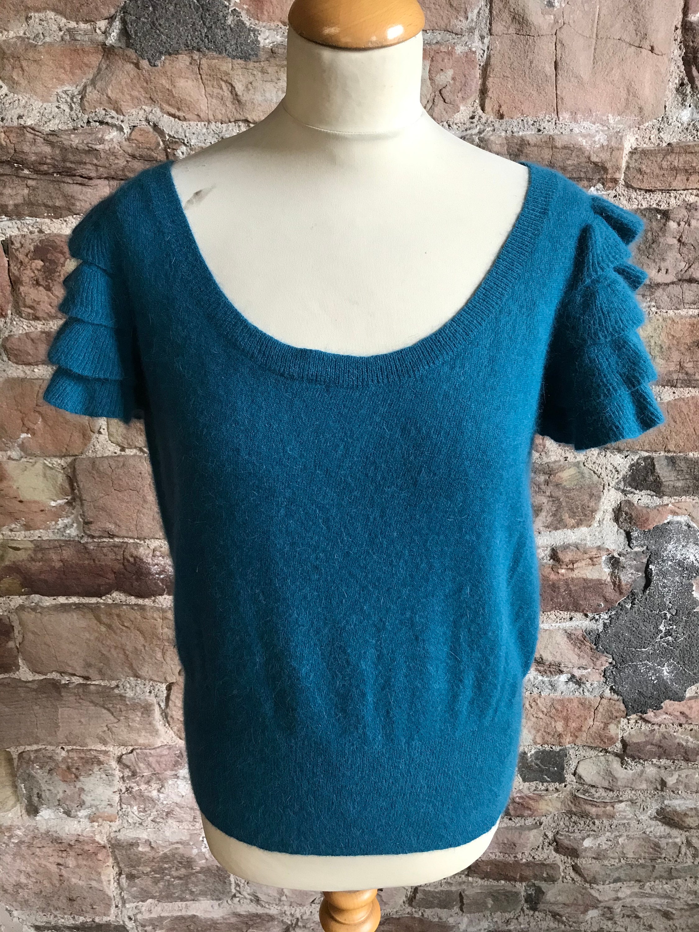 Biba Angora Mix Round Neck Sweater 