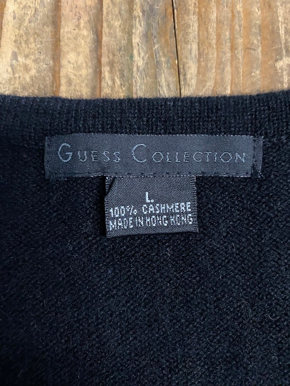 Guess Collection 100% Pure Cashmere Sleeveless Sc… - image 7
