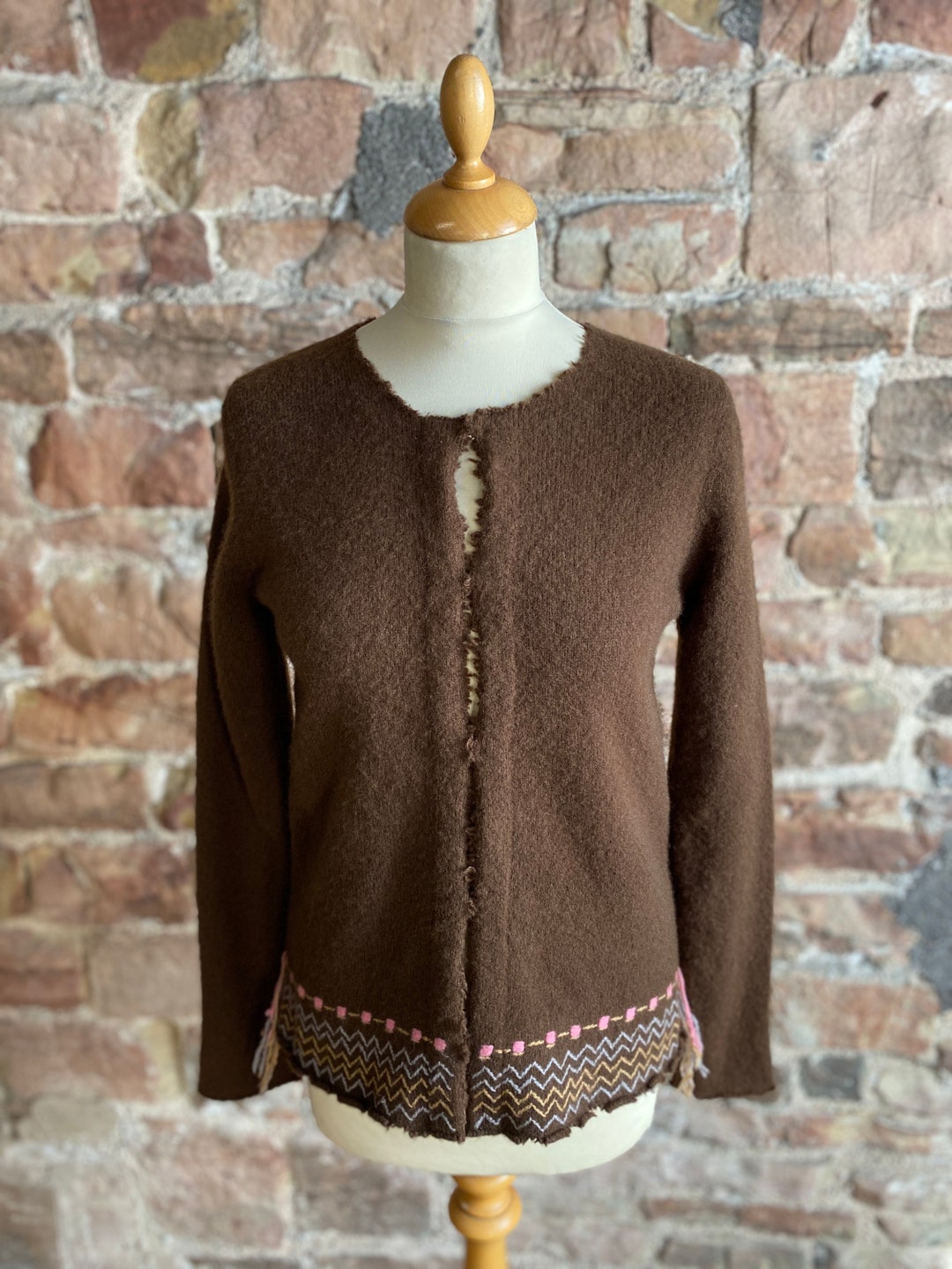 Nicole Farhi Lambswool Mix Crew Neck FREE UK POST