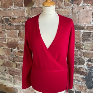 Cullen 100% Kaschmir-Strickjacke mit Schnürverschluss. GRATIS UK POST