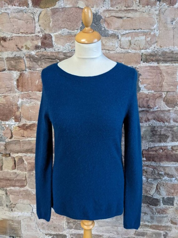 Ellen Tracy 100% Cashmere Boat Neck 