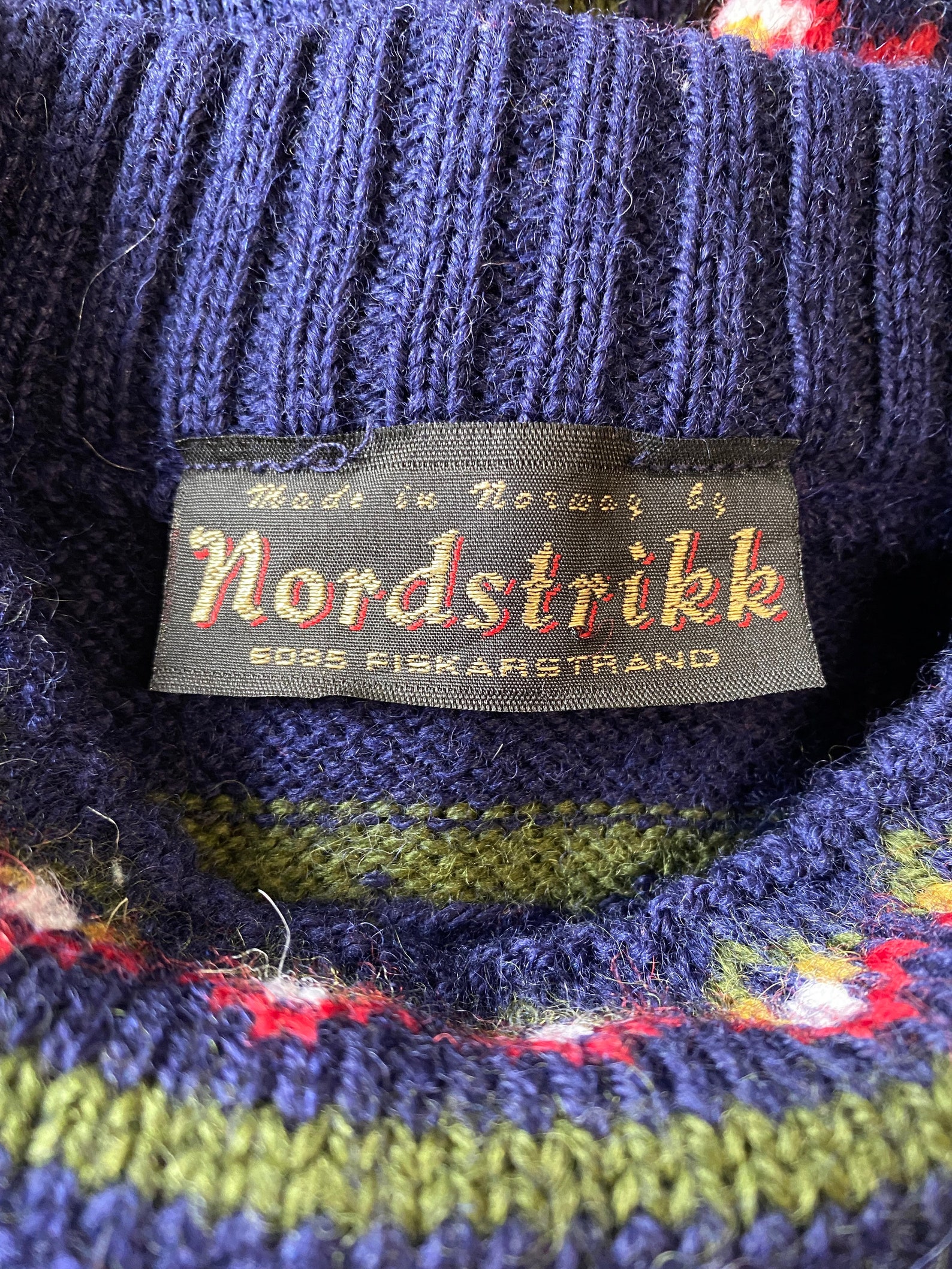 Vintage Nordstrikk 100% Pure Virgin Wool Norwegian Sweater. | Etsy