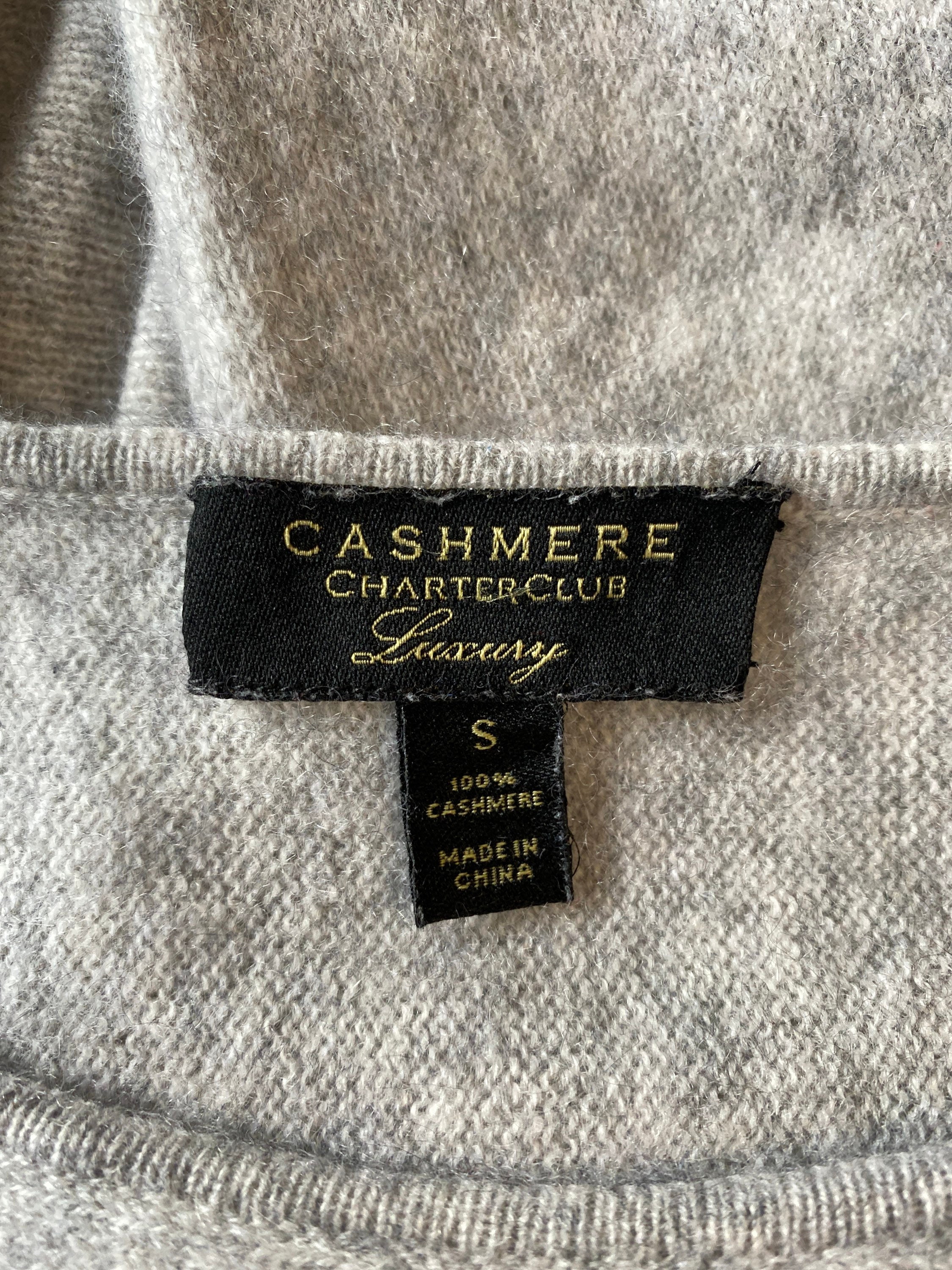 Charter club hotsell cashmere sweater reviews