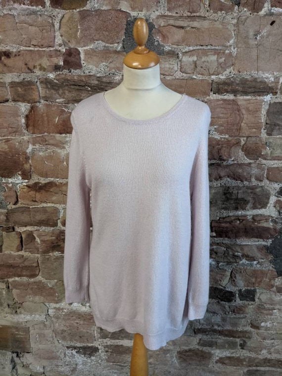 Pull Gris Femme Ann Taylor - Laine, Manches Longues, Taille LP (Petites)