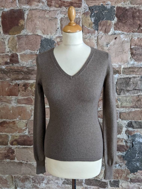 Pull a col en V 100 pur cachemire Tissaia. POSTE GRATUITE AU ROYAUME UNI Etsy France
