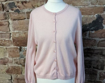 Autumn Cashmere 100% Pure Cashmere Crew Neck Cardigan. FREE UK POST
