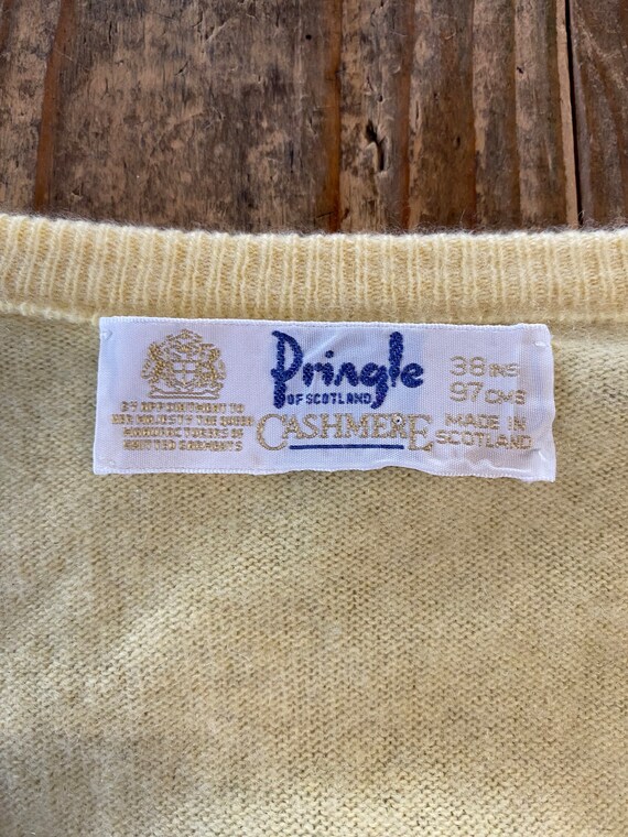 トップス 80s Pringle Pure Cashmere V Gray 44 Pringle Men's Classic V Neck Cashmere Jumper In Grey Melange