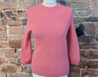 Suéter Zara Knit 100% Caxemira Pura com Gola Redonda. Frete Grátis para o Reino Unido.