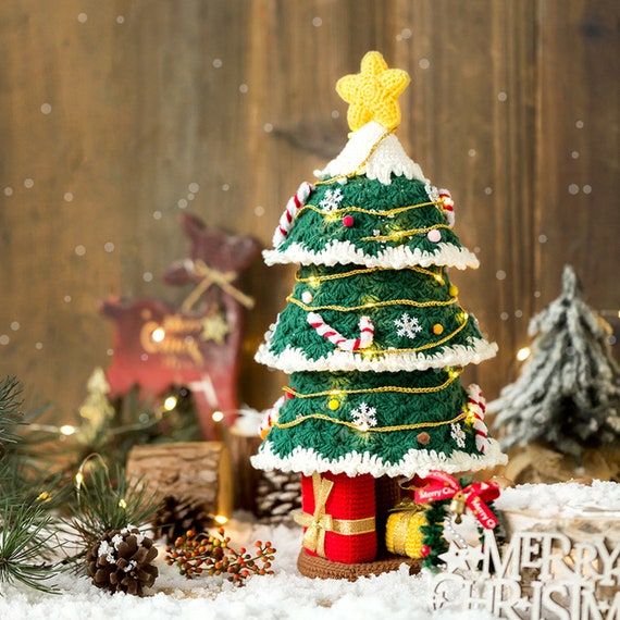 Jewels Hours Christmas Eve 2022 Christmas Tree Jewelry Holder Handmade Knitted Cotton Thread | Etsy Ireland