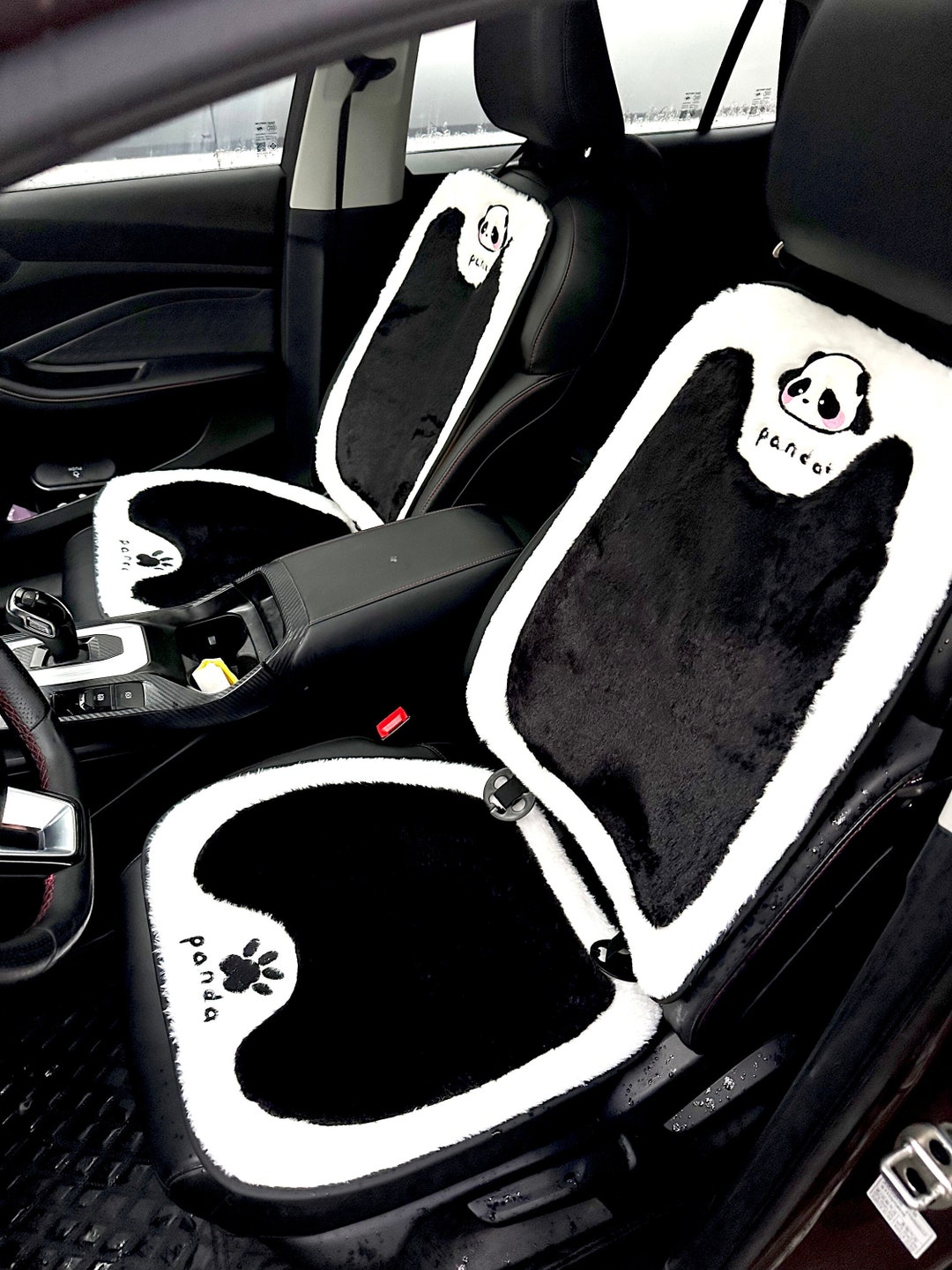 Fluffy Car Seat Cover, Fluffy Car Cushion, Warm Car Seat, Car Headrest