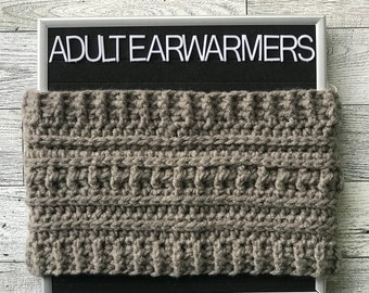 Adult Earwarmers, Grey Earwarmers