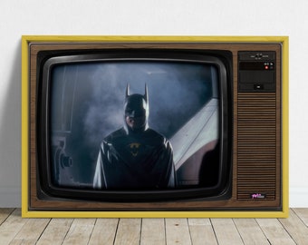 Batman 1989 Photography DOWNLOAD Michael Keaton Printable Wall Art 80s Movie Print Download Retro Film Photography Photo Poster Print