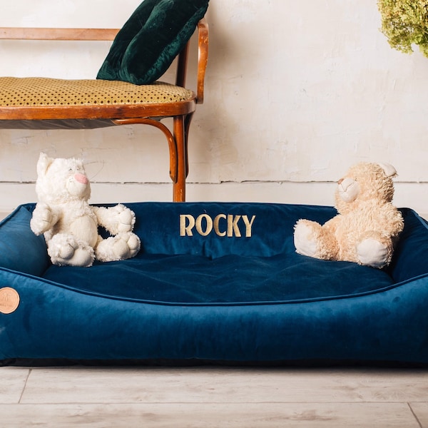Personalised Dog Bed Xxl Etsy