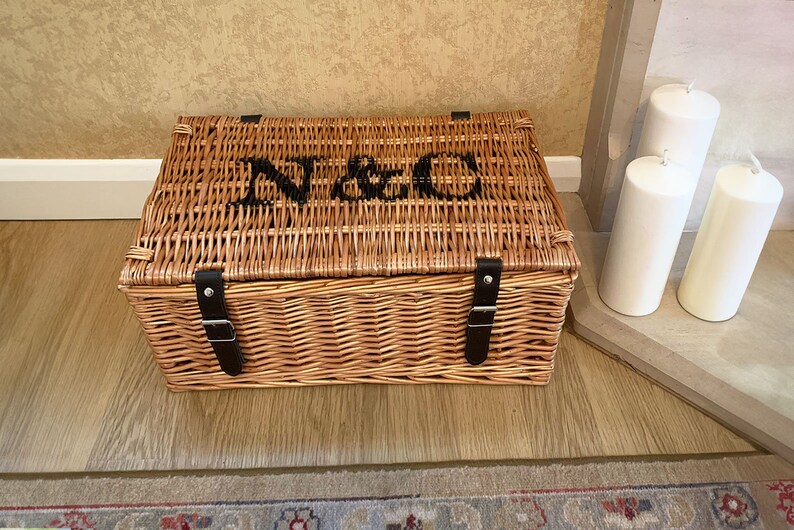 personalised 20 inch wicker gift hamper