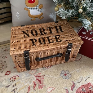 Personalised Christmas Hamper, North Pole Kids Christmas Eve Gift Box