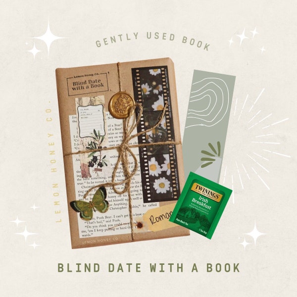 Blind Date with A (USED) Book | Choose from Fantasy, Thrillers, Mystery, YA Fiction, and More | Bookish Gifts