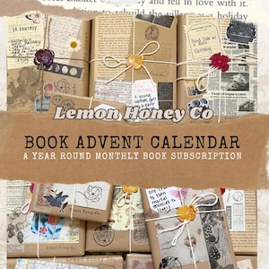 Bookish Advent Calendar / Subscription Box: Blind Date with A Book | 3 Month, 6 Month, or 12 Mon Fantasy, Thrillers, Mystery, YA Fiction