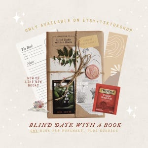 Bookish Advent Calendar / Subscription Box: Blind Date With A Book | 3 Month, 6 Month, or 12 Mon Fantasy, Thrillers, Mystery, YA Fiction - Etsy