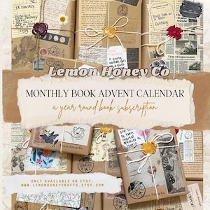 Bookish Advent Calendar / Subscription Box: Blind Date with A Book | 3 Month, 6 Month, or 12 Mon Fantasy, Thrillers, Mystery, YA Fiction