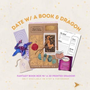 Date with a Book and Dragon | Choose from Fantasy, Romantasy, Sci Fi, Horror, YA Fantasy, and More | Bookish Gifts