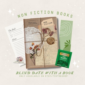 Blind Date with a NONFICTION Book | Choose from self help, psychology, financial, true crime, historical and more | Bookish Gifts