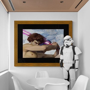 Fine Pop art & Graffity Poster ricreativo di arte classica - Angelo caduto, Starwars, Darth Vader, Tela / Carta, Arte murale, Decorazione murale