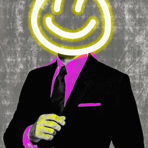 Limited edition Minted NFT – collectible - Suits portrait - Minted - Pop art & Graffity - ETH blockchain Token version