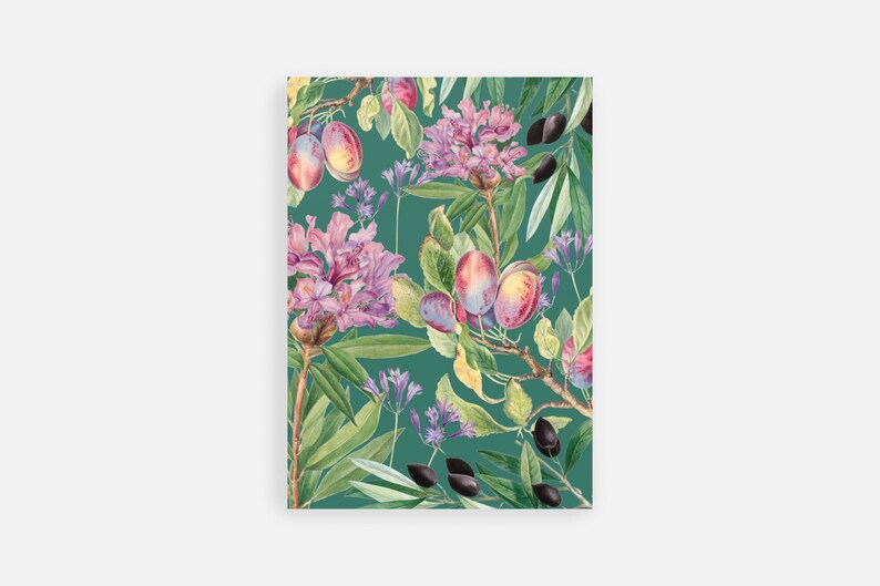 Tropical Patterns. Rectangular Tropical Floral Printable A4 Pattern Sheet, Scrapbook Botanical Paper ...