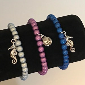 Perlenarmband, Miracle Bead Charm Armband, Farbwechsel Armband, Miracle Bead Armband, Stacker Armband, Armband.