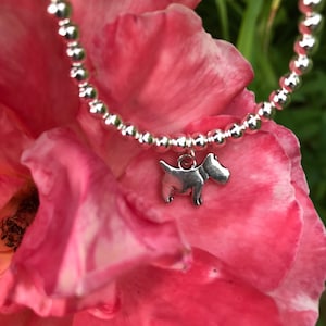 Dog Charm Bead Bracelet, Animal Jewllery, Dog Bracelet, Charm Bracelet, Dog Walker, Family Dog, Dog Gifts