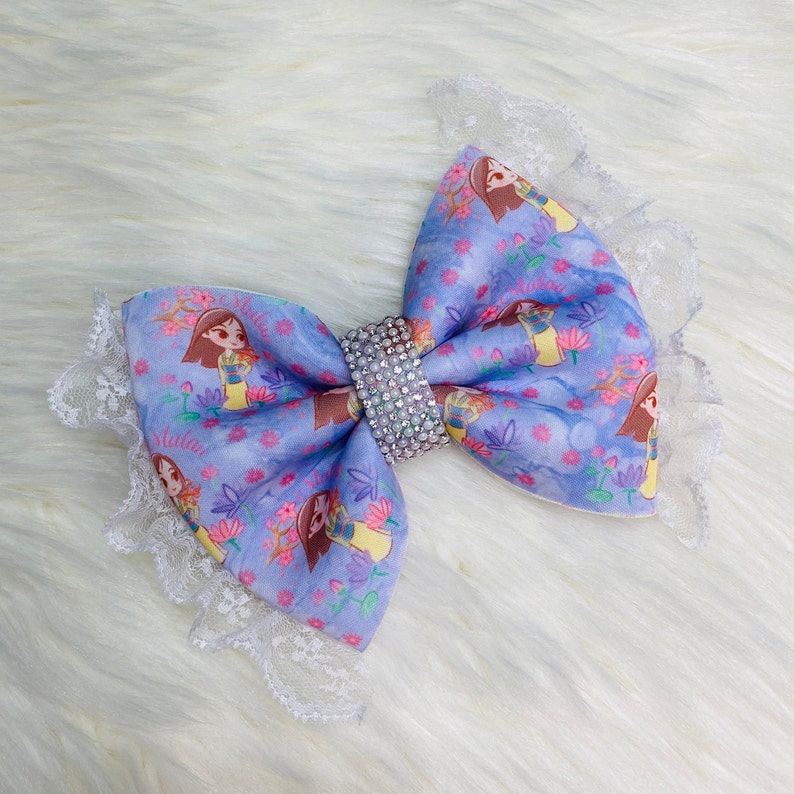 Princess Bling 5 Puff Bow | Etsy