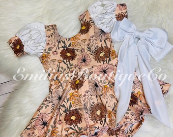 WildFlower Brielle Puff Sleeve Jumpsuit|Leotards|Peplums|Oversized|Bummies|Shorties|Bloomers|Sweater Romper