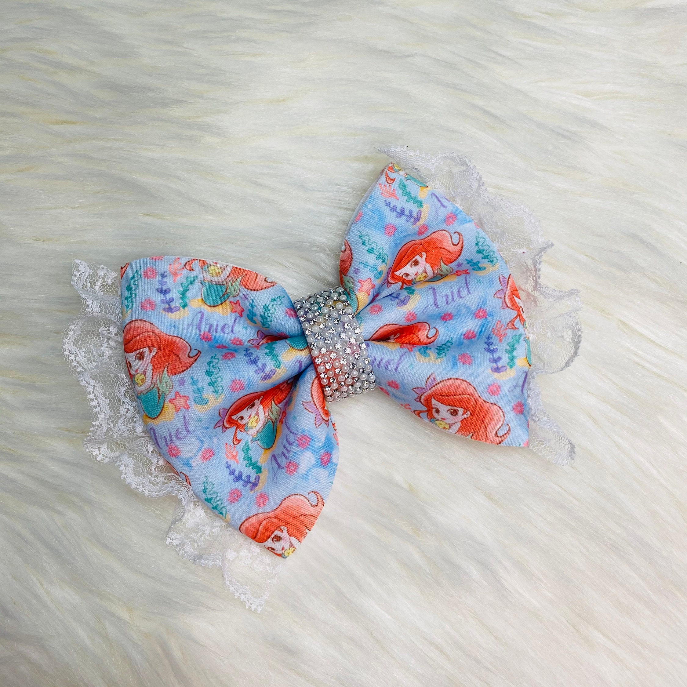 Princess Bling 5" Puff Bow - Etsy