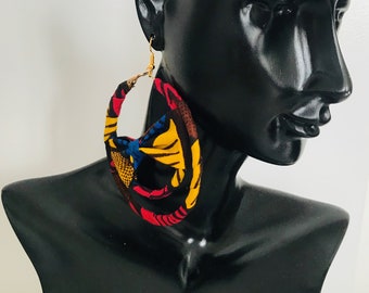 Multicolor wax earrings