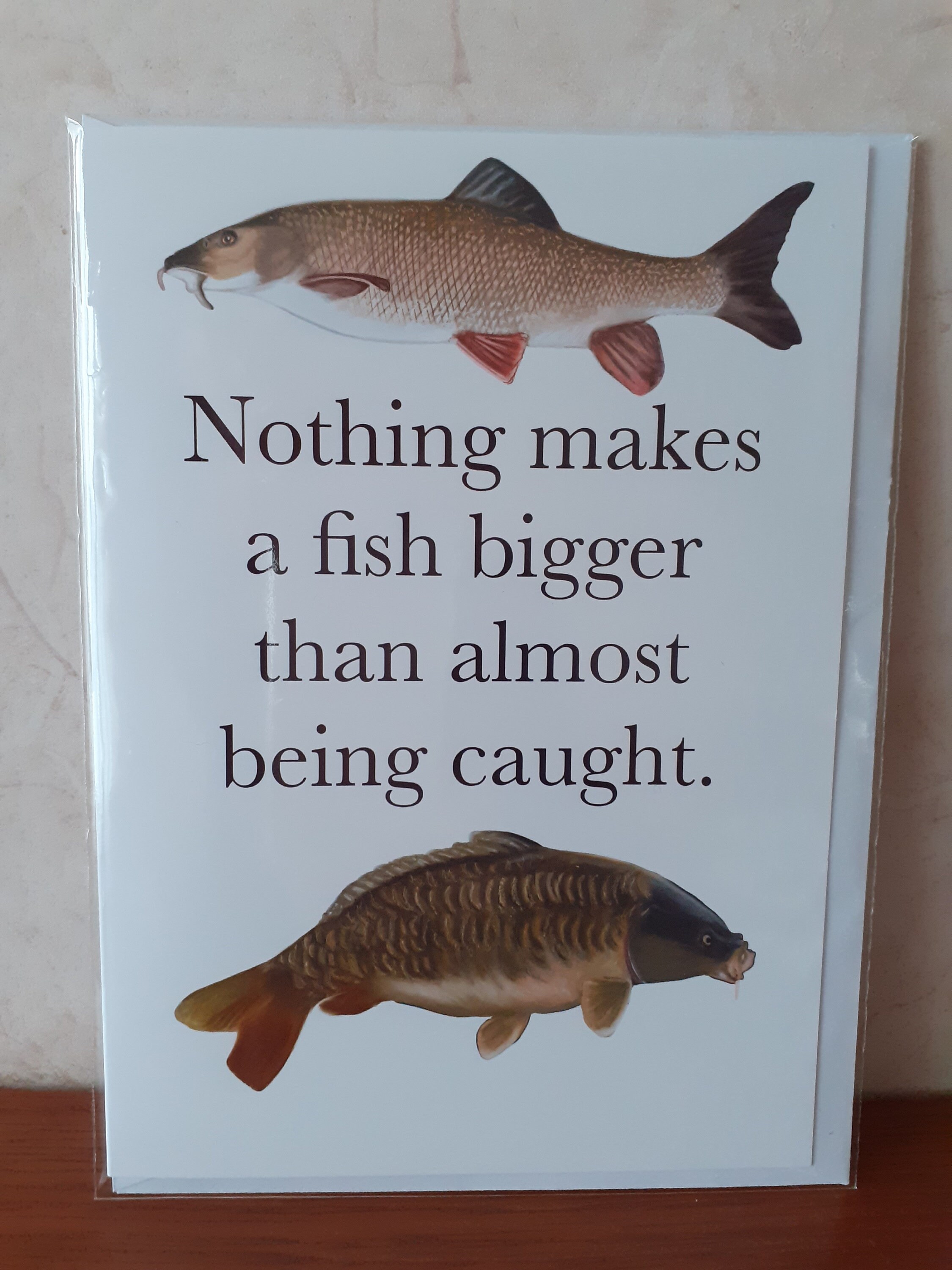 Fun Fishing Birthday Card for the fisherman Carp FREE POSTAGE Hand Made ...