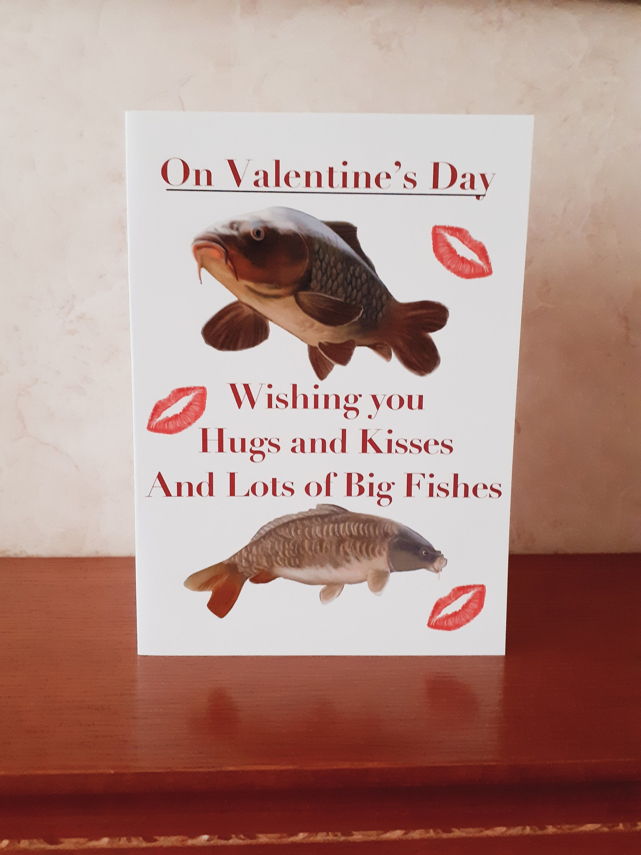 Fish Valentines Card -  UK