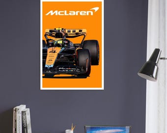 Lando Norris McLaren F1 2023 F1 Poster (Unframed)
