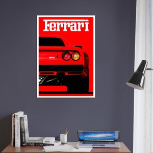 Ferrari 288 GTO / Classic Ferrari / Car Poster / Wall Art