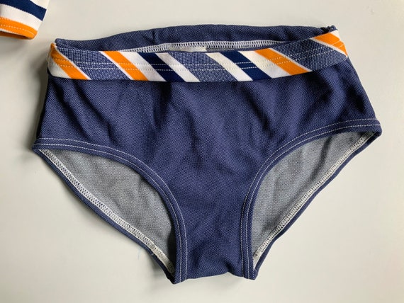 Vintage 60s 70S MOD striped Bikini from the brand… - image 3