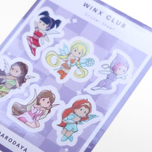 Magical Fairies | Fan Art | Cute Sticker Sheet